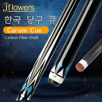jflowers carom billiards cue carbon fiber carom cue korean 3 cushion cue taper 12mm tip 142 cm libre cue with case extension