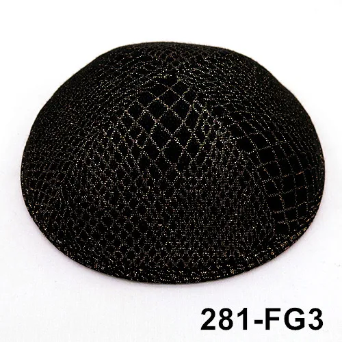 Если покупатель более 5 лотов(50 шт) будет be10% скидка Kippot Kippah Kipa 19 см Skullies Jean Yarmulke Beanies шляпа-Кепка с черепом - Цвет: 281FG3