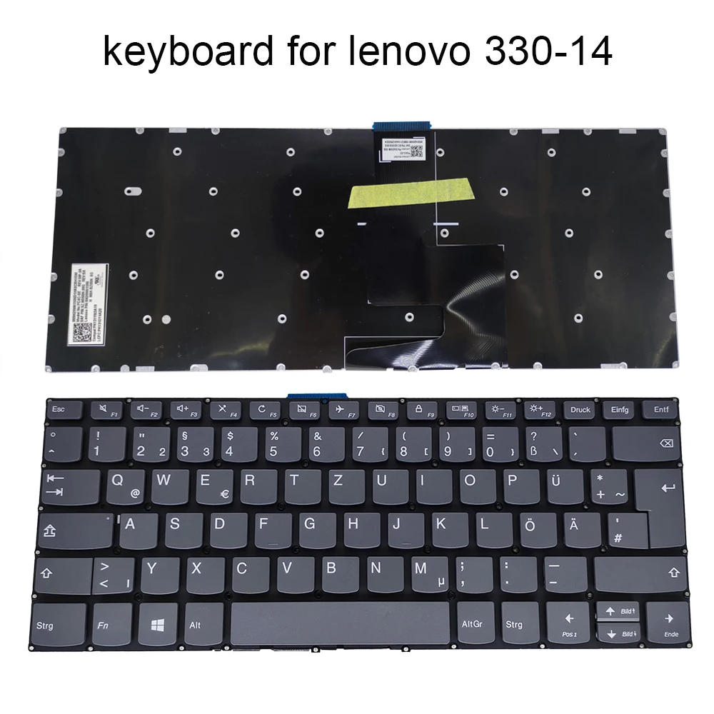 

Germany Swiss laptop keyboard For Lenovo IdeaPad 330 14ISK 14IGM 330-14IKB 330-14 GR SW replacement keyboards PC4C-GE LCM16H3