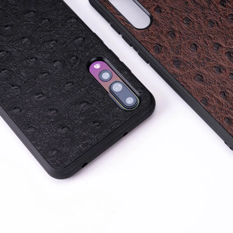 Ostrich Skin Phone Case For Huawei Mate 20 10 9 Pro P10 P20 Lite Soft TPU Edge Cover Honor 8X Max Nova 3 3i Capa | Мобильные