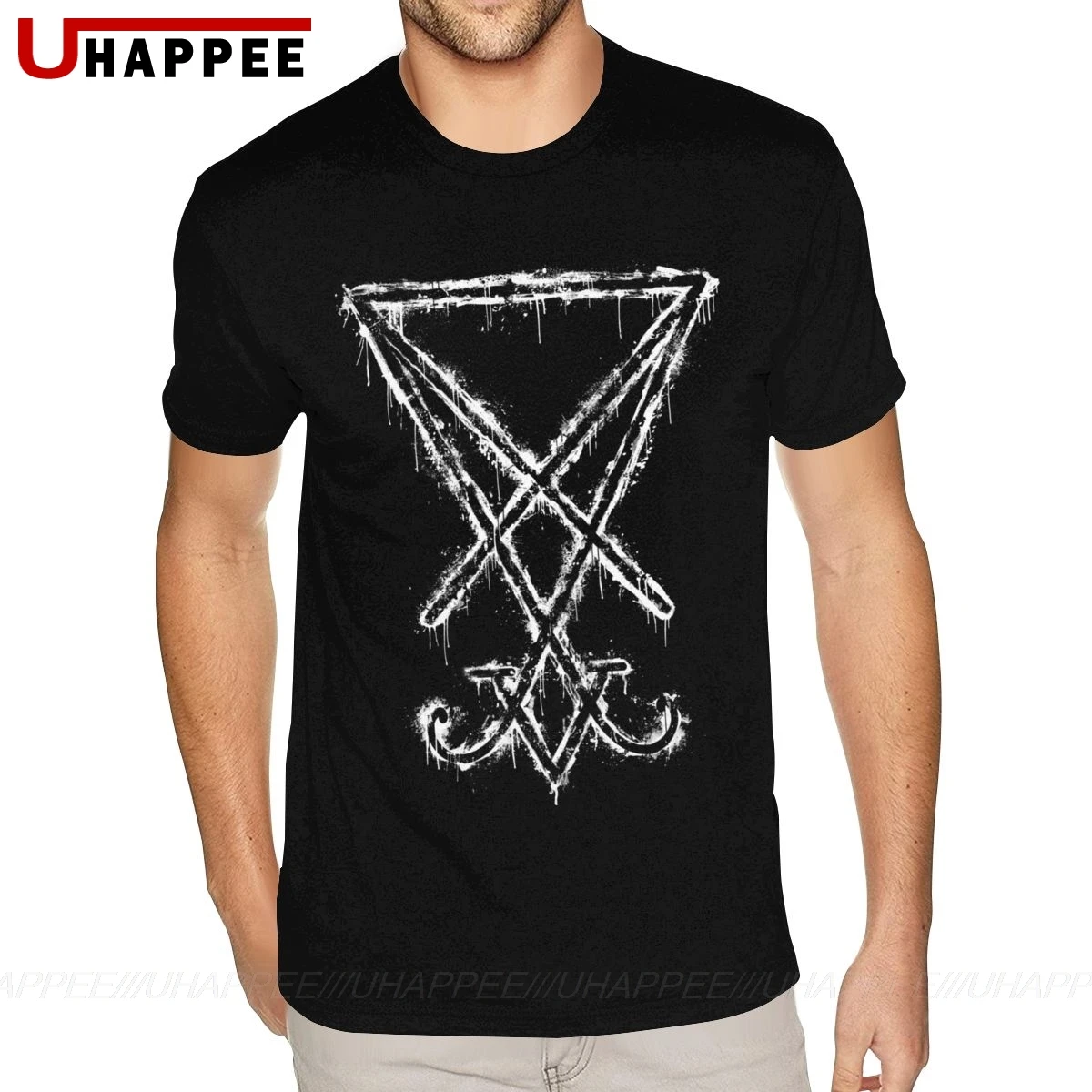 Изготовленный на заказ поставленные зоводами непосредственно Sigil Of Lucifer Футболка