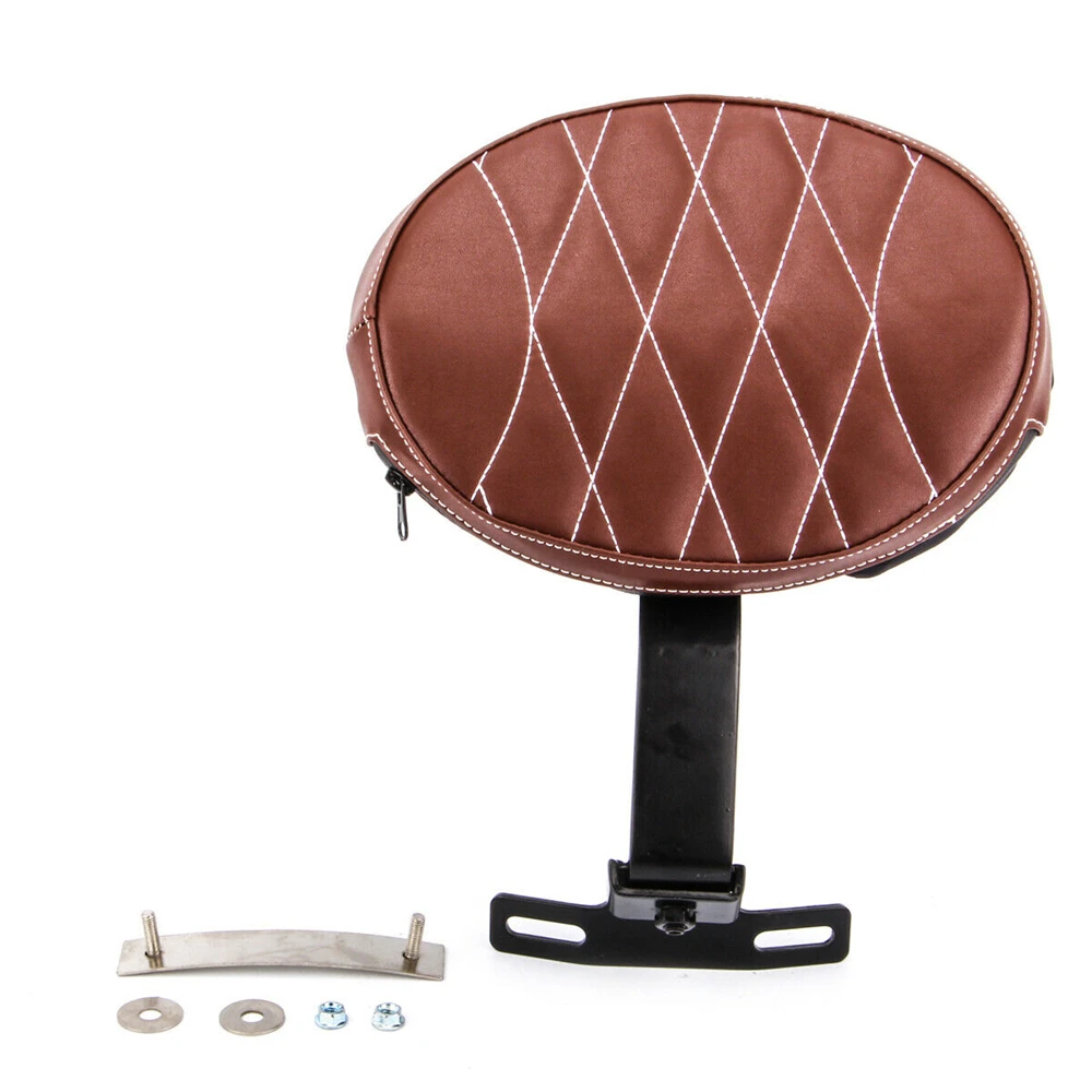 

Adjustable Rider Backrest Sissy Bar Pad Newly For Harley Lo S FLSTFBS FLSTFB