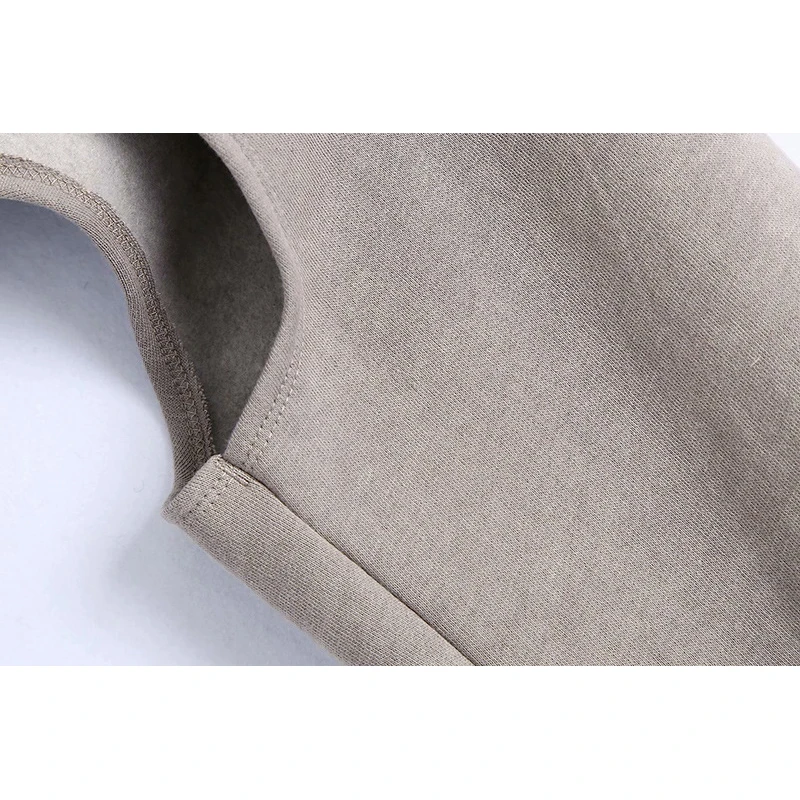 

YOSIBCD Women 2021 Fashion Arm Warmer Asymmetric Cropped Sweatshirt Vintage High Long Sleeve Female Pullovers Chic Tops