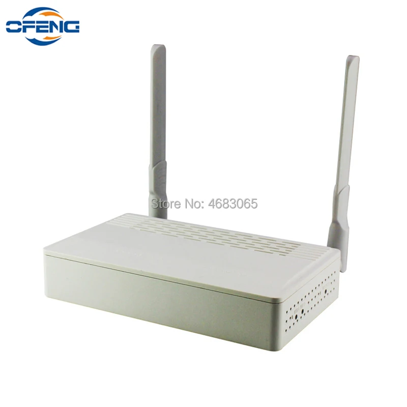 Оптический сетевой терминал G/EPON ONU ONT 1GE + 3FE CATV 2 Wi Fi интерфейс SC APC английская
