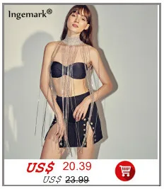 Ingemark панк большая массивная цепочка ожерелье NE+ BA ошейник стимпанк хип хоп алюминиевый браслет ножной браслет женский ювелирный набор