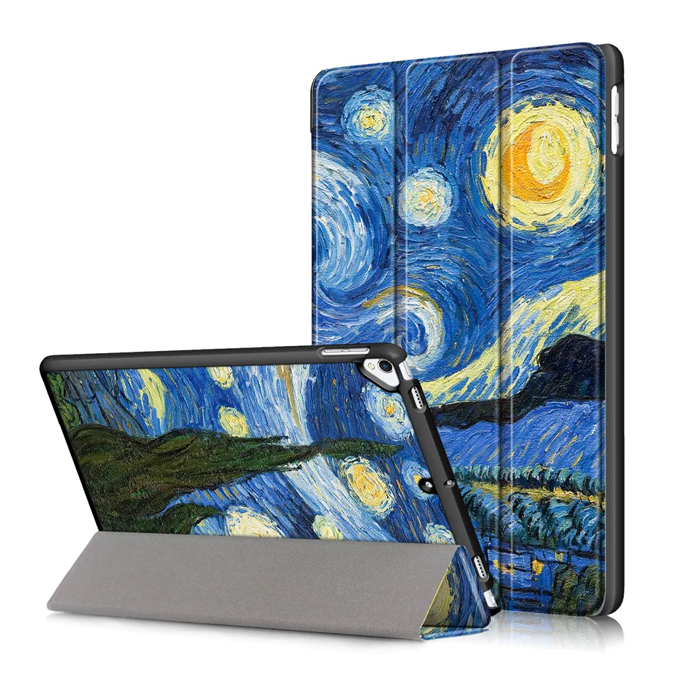 Для iPad Air 3rd поколения 10,5 чехол Smart Cover Funda для iPad Air 3 10,5 дюймов 10,2 7th складываются в три раза подставка мягкий чехол для задней панели