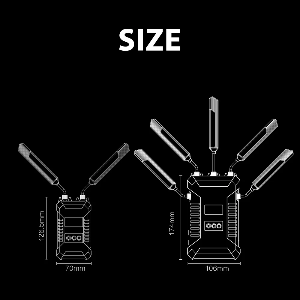 Hollyland Cosmo 1000 Plus SDI/HDMI совместимая Беспроводная система передачи видео 1080 футов P