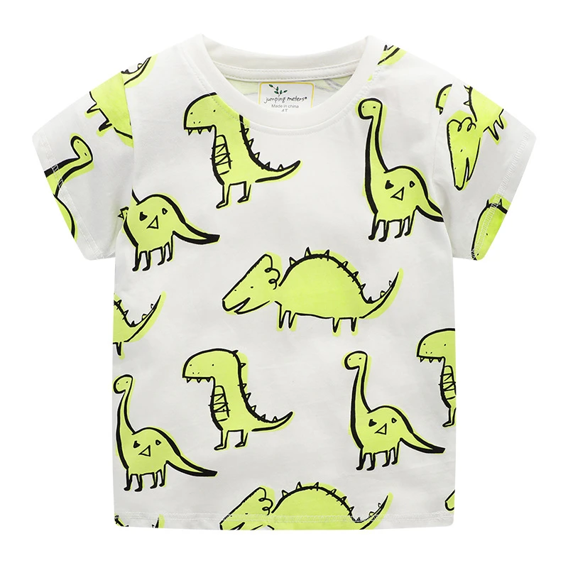 

Dinosaur print children's clothing T-shirt summer short-sleeved children's top 2022 new short-sleeved W02 20