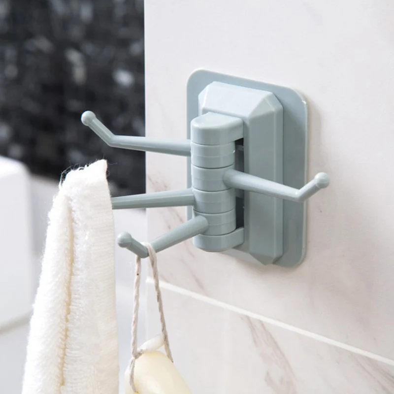 

Storage Holders Racks Strong Adhesive Wash Cloth Clip Rotatable Home Improvement Bath Room Kitchen Supplies Storage Towel Rack