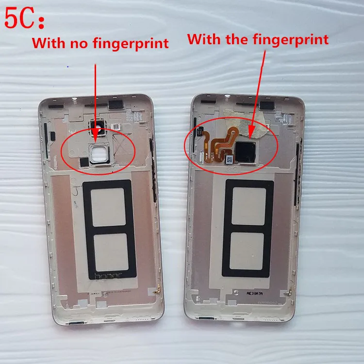 10pcs For Hua wei Honor play 5C AL10 UL10 Battery Door housing Rear back Cover Without  fingerprint for huawei play 5C enlarge