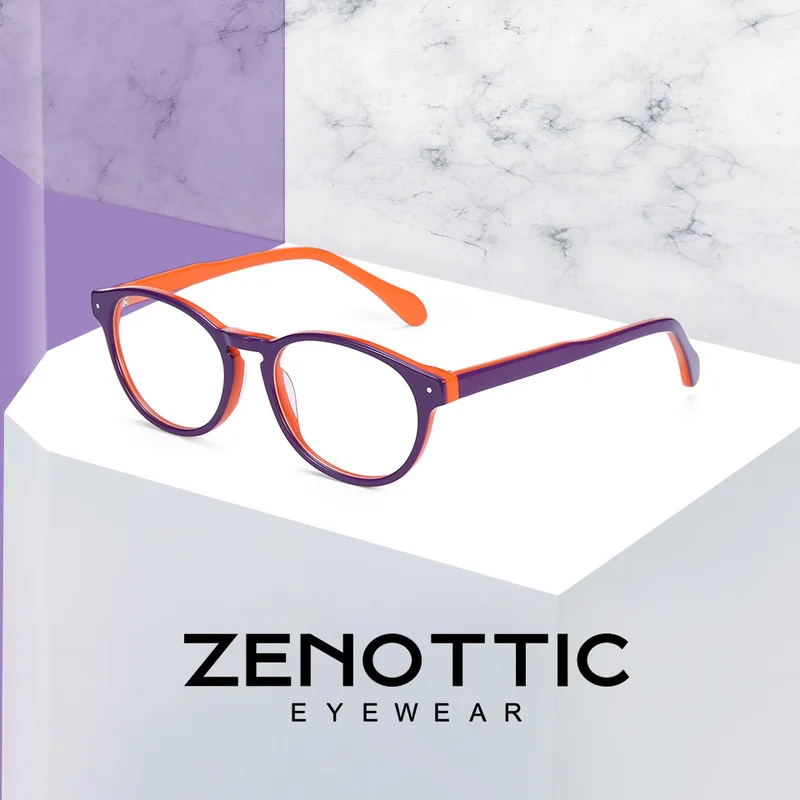 Овальные детские очки ZENOTTIC по рецепту для мальчиков и девочек оптические