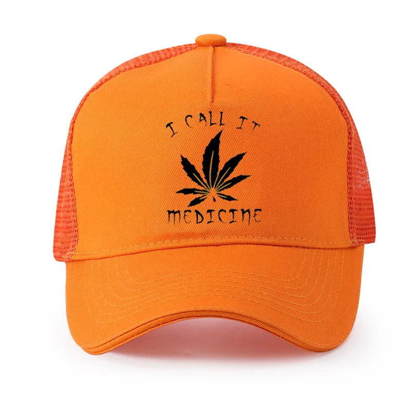 Летняя шляпа Weed I Call It медицинская Женская Мужская бейсболка с узором