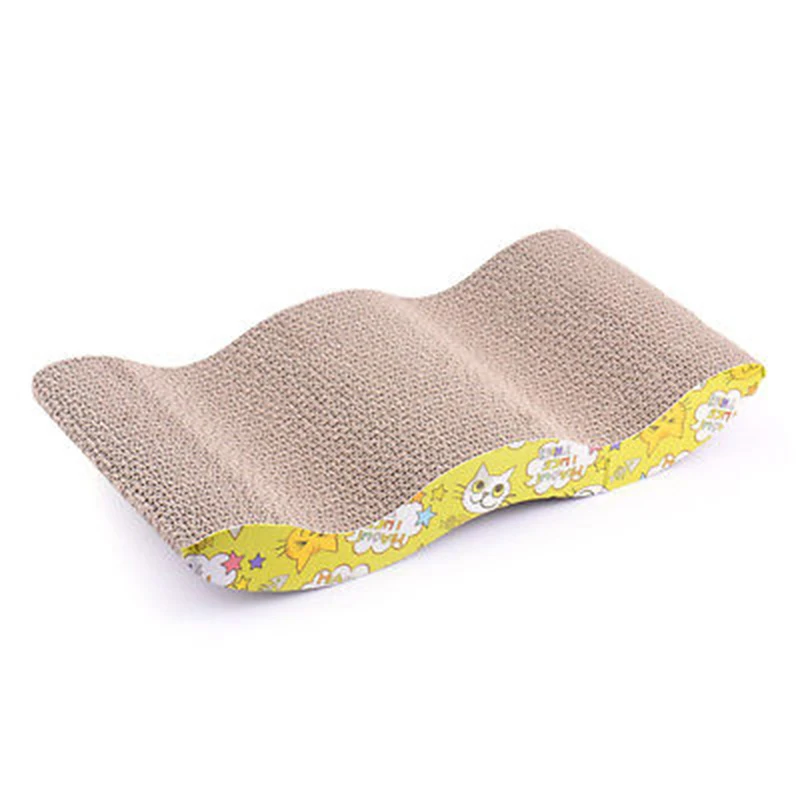 

1Pc Cat Corrugated Scratching Board Pad 44.5*21cm Kitten Claws Care Interactive Toys Cat Toy
