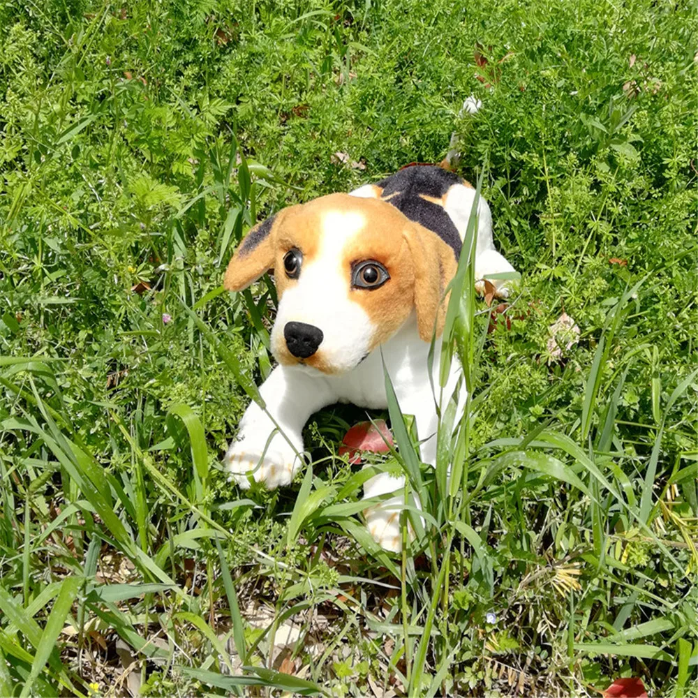 Детская игрушка Бигль собака/белый тигр/леопард/далматинцы реалистичные мягкие