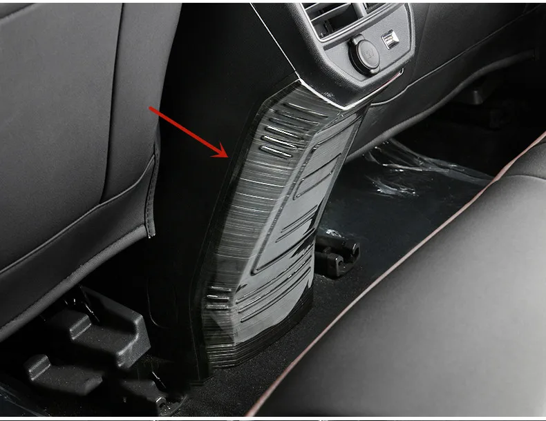 

For Citroen C5 AIRCROSS 2017-2021 stainless steel Armrest box Anti-kick board Anti-scratch protection car styling