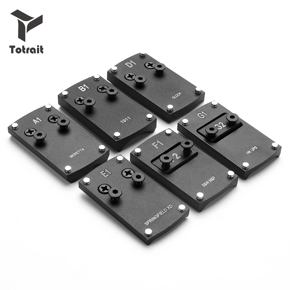 

Микро-отражение красная точка крепление для прицела Базовая пластина для охоты Glock Colt 1911 Beretta HK USP Спрингфилд XD S & W