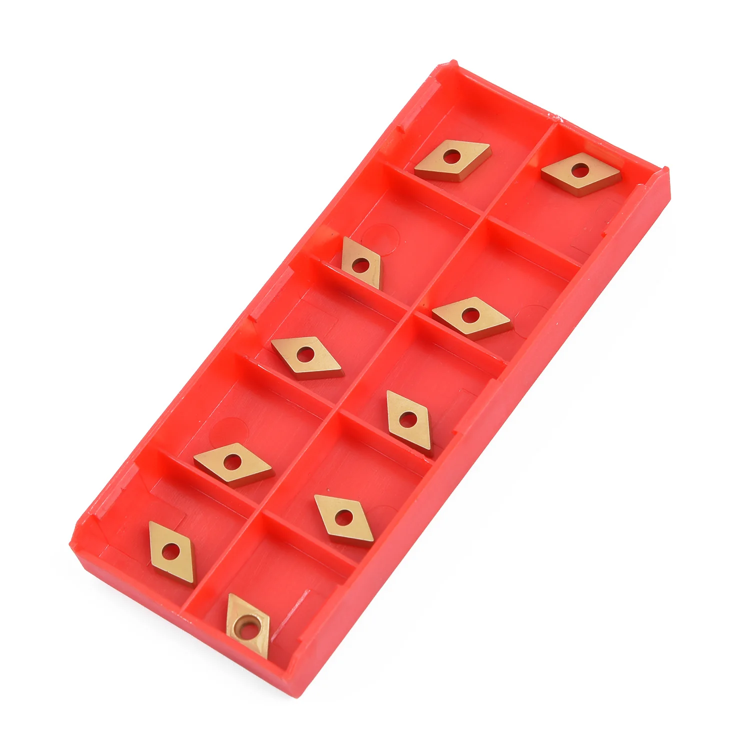 

10-Pack DCMT070204 US735 DCMT21.51 Carbide Inserts For Lathe Cutter Turning 2019