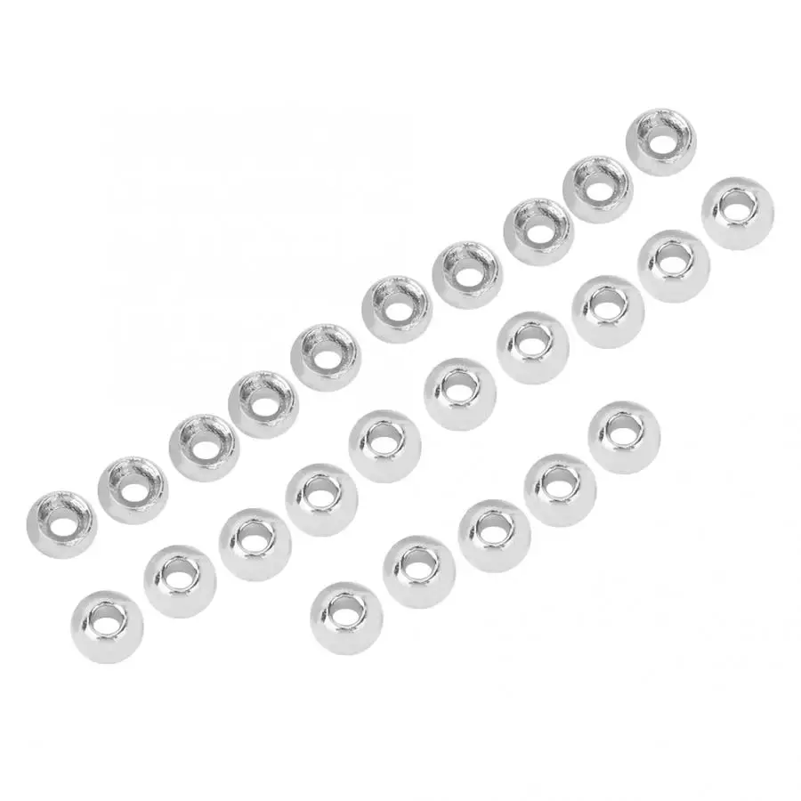 Вольфрамовые бусины для завязывания нахлыстом 25 шт. шарики Nymph материалы