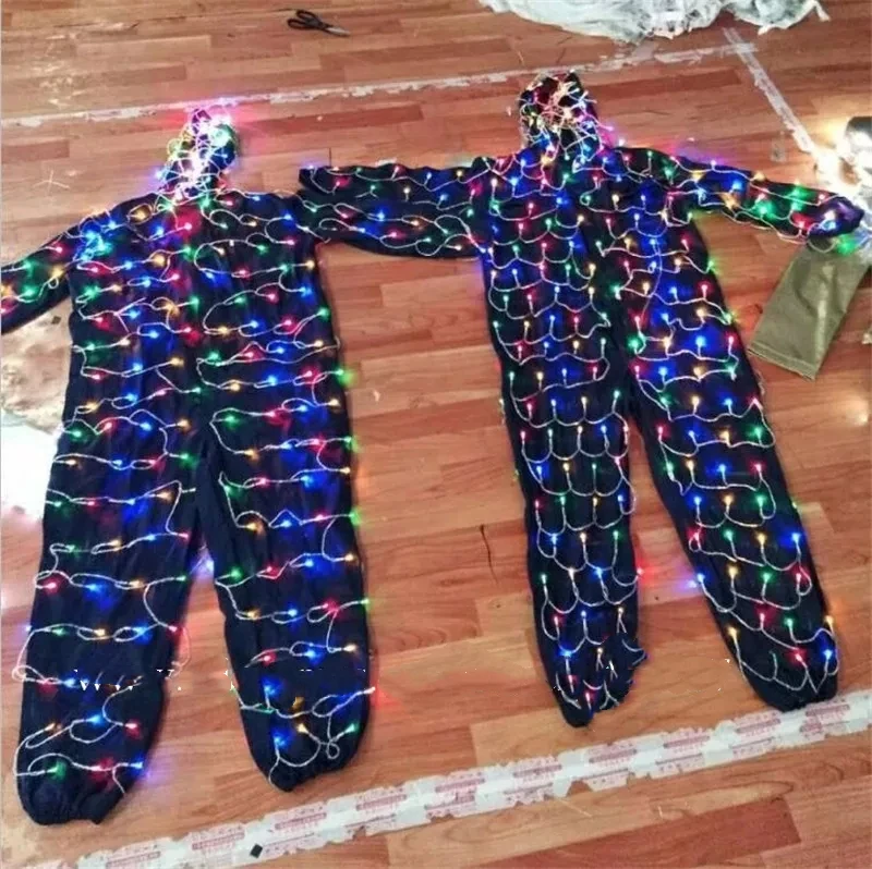 Светильник для всего тела светящийся белого светильник Хэллоуина танцев диджеев