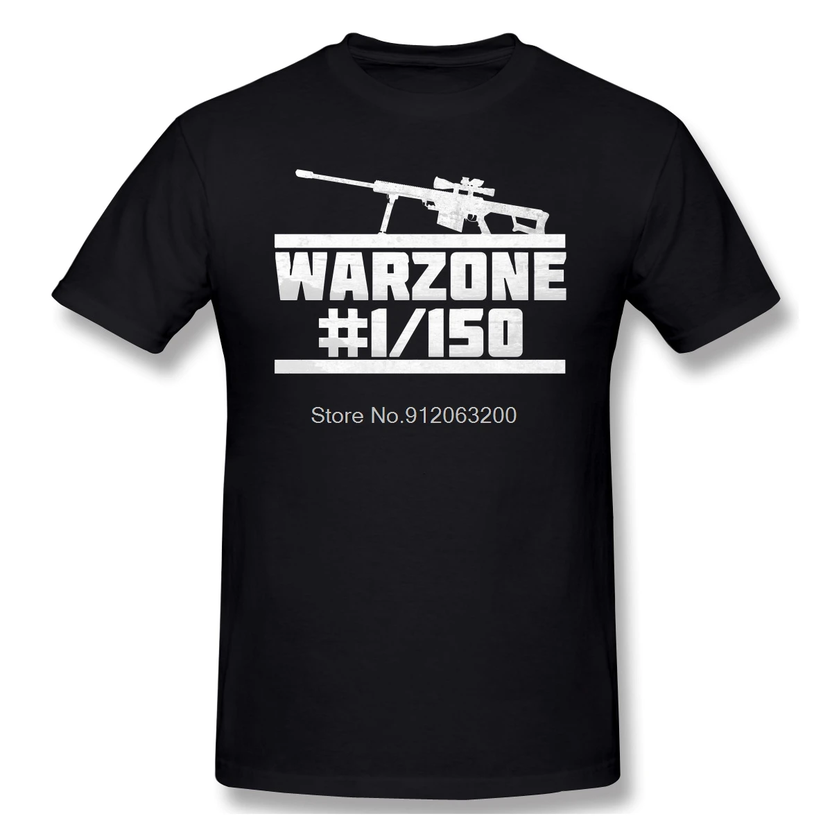 

Классическая аниме одежда Warzone Winner, дизайнерская черная футболка с треском, приключения к холодной войне, Мужская футболка