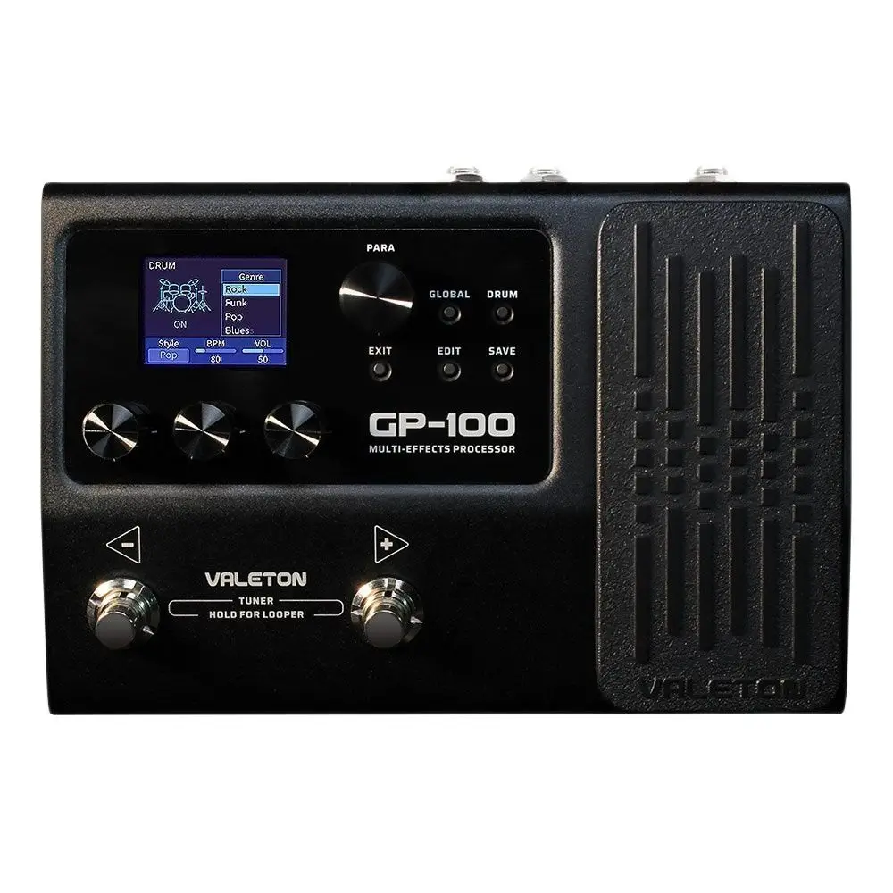 Многоязычная педаль выражения Valeton 140 встроенный эффект Looper IR OTG USB гитара