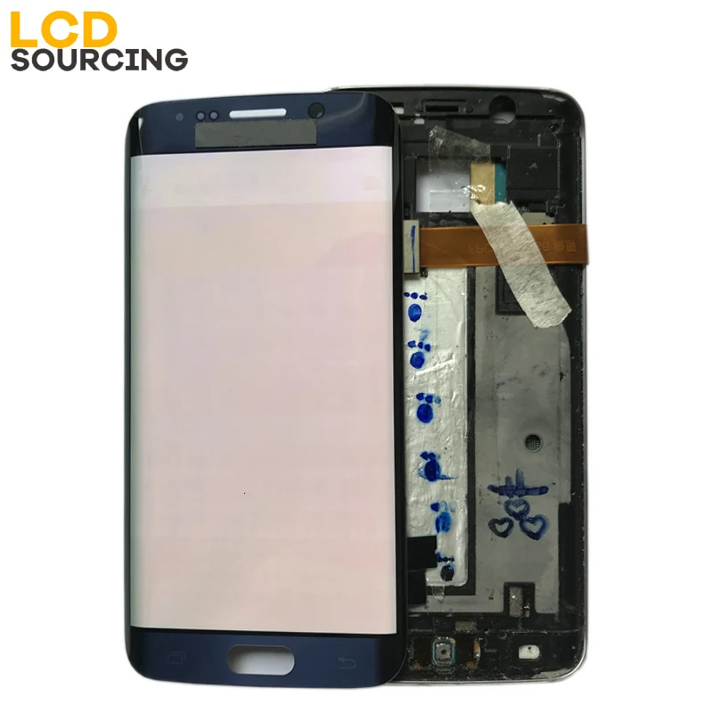 ЖК-дисплей Red Burn-Shadow AMOLED для Samsung Galaxy S6 Edge G925 EDEG Plus G928 сенсорный экран с