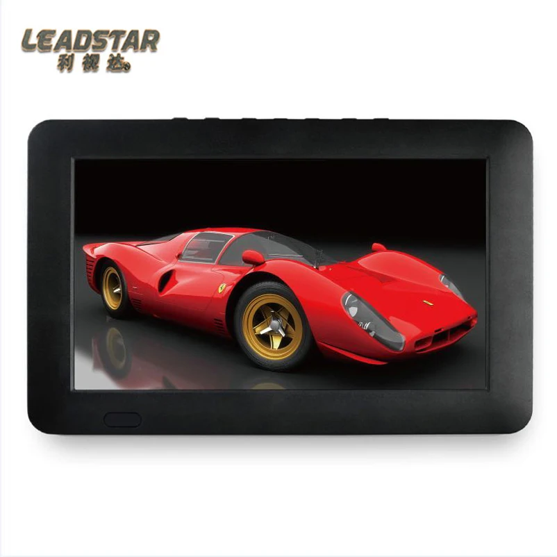 LEADSTAR 7 дюймов 16:9 TFT DVBT2/DVBT цифровой и аналоговый мини led HD портативный телевизор все в 1 Поддержка USB Запись ТВ программа