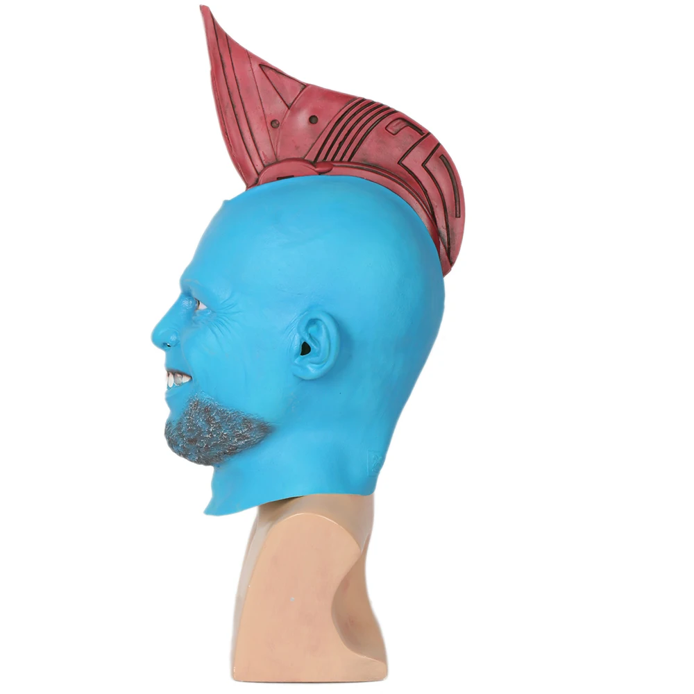 X COSTUME стражи Галактики Yondu голова плавник латексная маска для взрослых