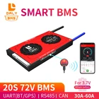 Защитная плата Daly 3,7 в 18650 smart BMS 20S 72 в 30A 40A 50A 60A, плата для защиты литий-ионного, литий-ионного, литиевого, балансирующего, Bluetooth, программное обеспечение для ПК R485
