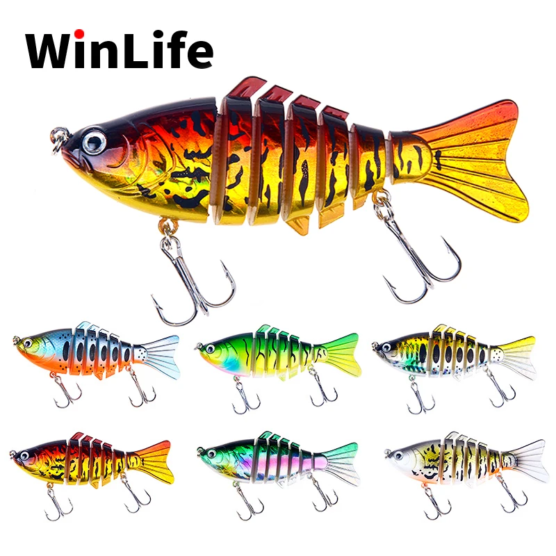 Winlife 1 шт раздел воблер типа Минноу (10 см) 15 6 г приманки Троллинг Плавание жесткая