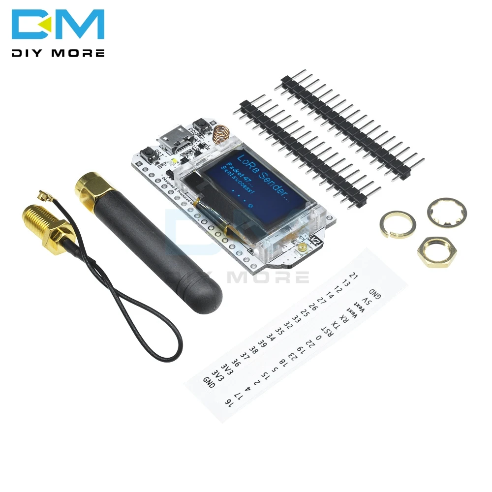 SX1276 ESP32 LoRa 0,96 дюймовый синий светодиодный цифровой дисплей Bluetooth wi-fi-комплект модуль IOT макетная плата для Arduino 868 МГц 915 МГц