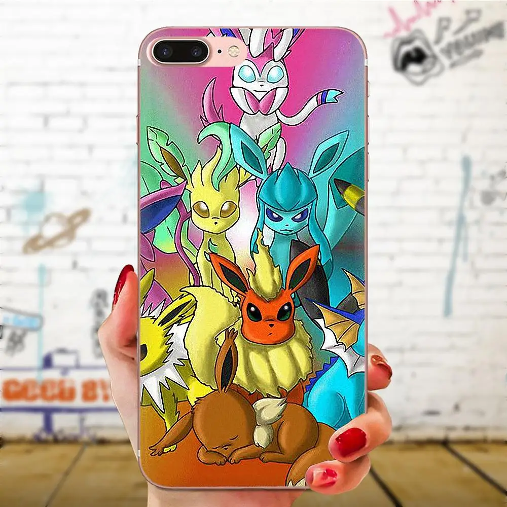 Мягкий корпус для мобильного телефона покемонов htc Desire 530 626 628 630 816 820 830 один A9 M7 M8 M9