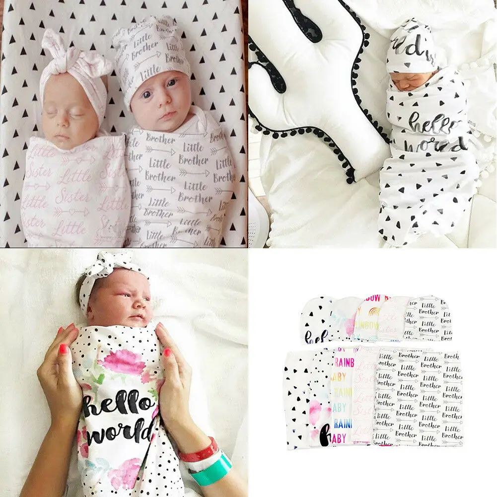 Новый Повседневное спальные мешки для малышей 2 шт./компл. пеленки новорожденных
