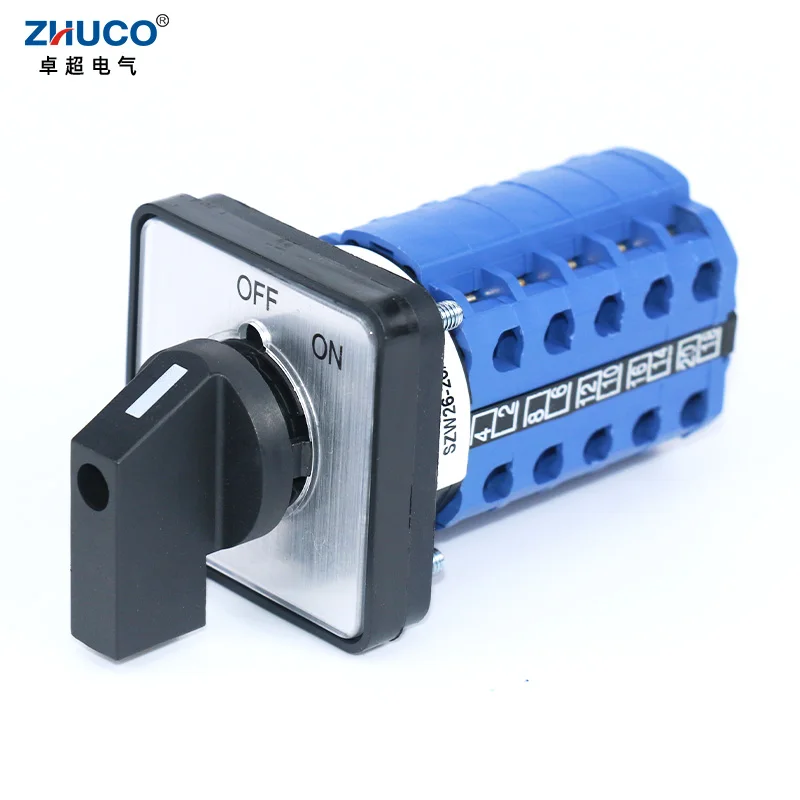 ZHUCO SZW26/LW26-20 OFF-ON 2 Позиция 5 фазы 20A 660V универсальный передачи переключения