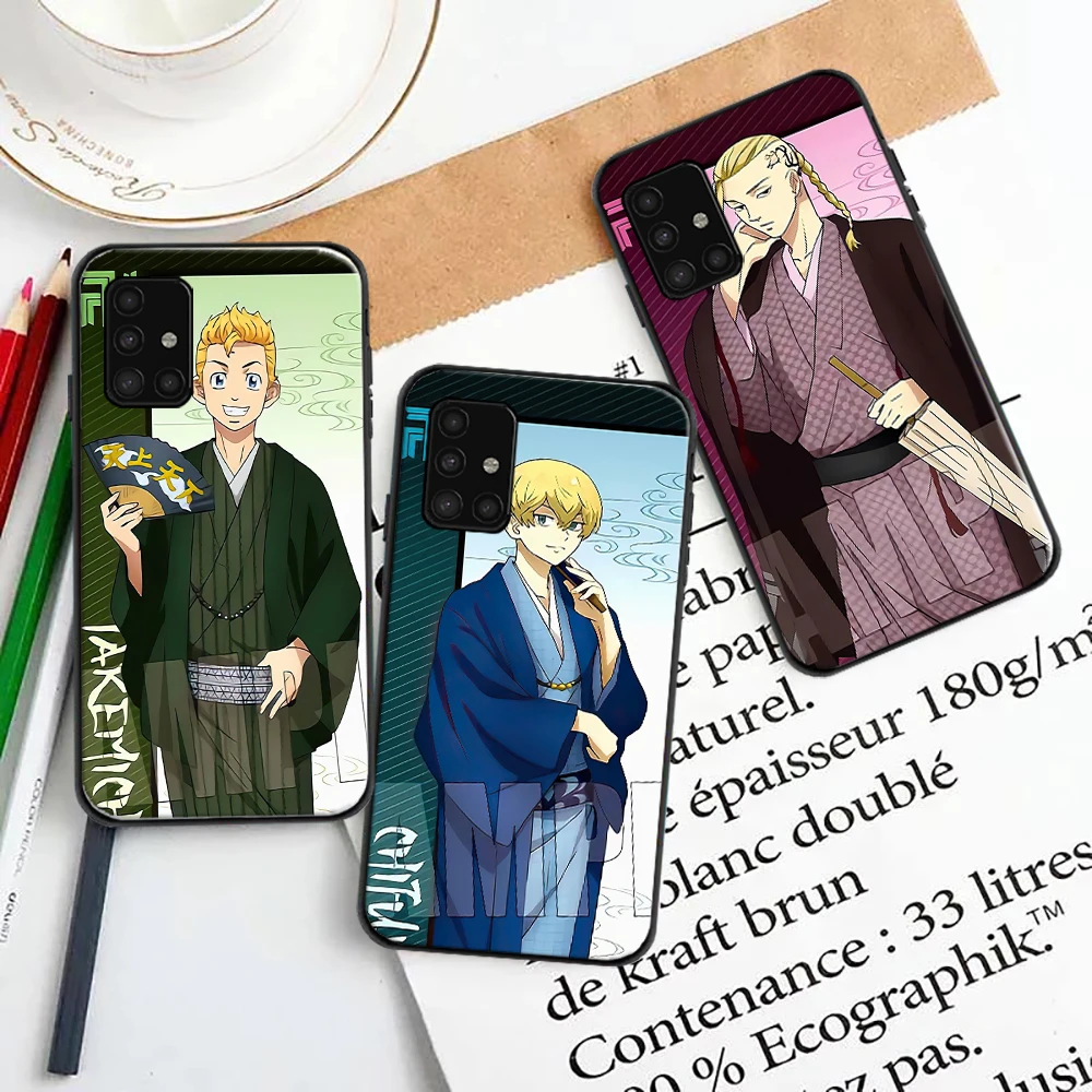 

Tokyo Avengers Phone Case For Samsung Galaxy A51 A52 A71 A72 4G 5G Funda Soft TPU Carcasa Back Cover Shiba Hakkai Japan Anime