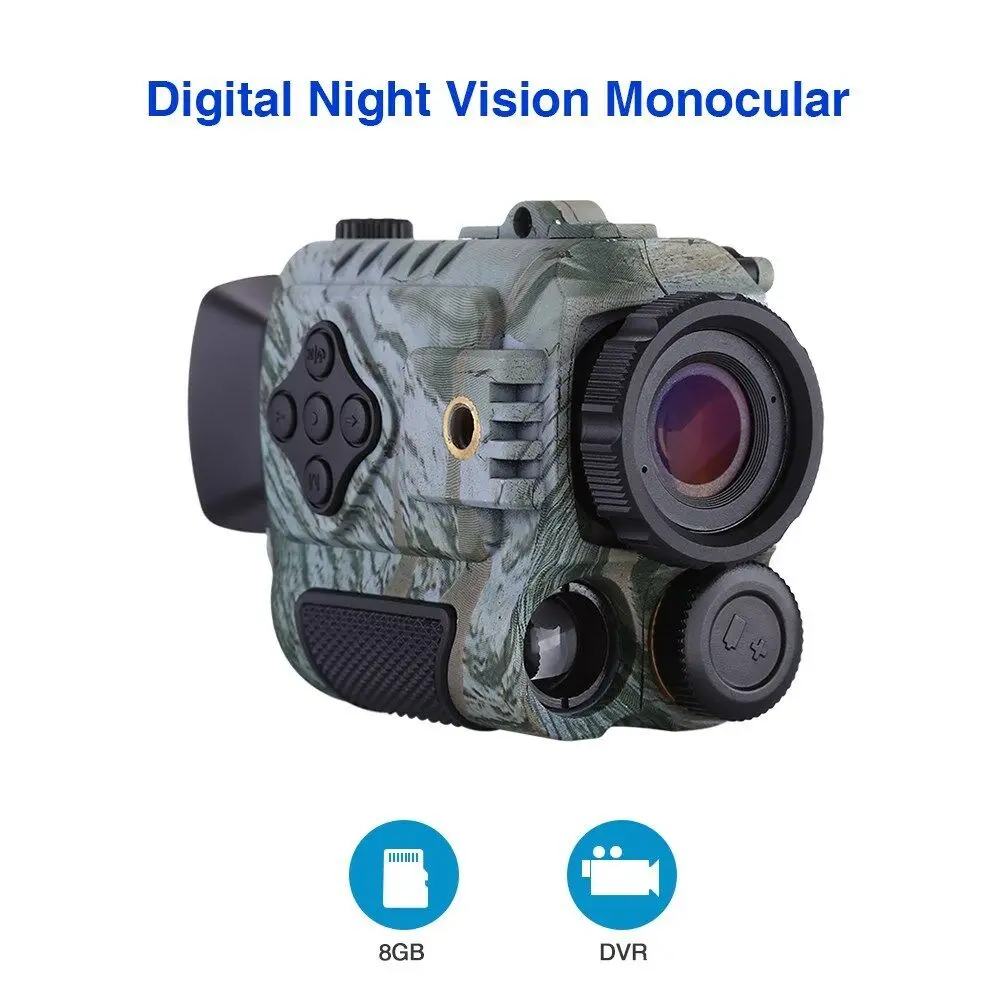 Цифровой Монокуляр ночного видения камуфляжный с ночным видением Инфракрасная