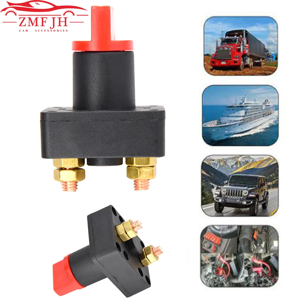 

60V 100A-300A Battery Disconnect Switch Battery Isolator Master Switches Power Cut Off Switch for Marine Boat Car Vehicles