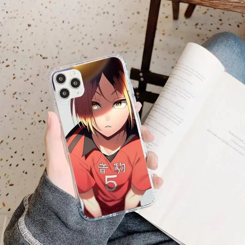 

Haikyuu Hinata attacks Phone Case Transparent for iPhone 11 12 mini pro XS MAX 8 7 6 6S Plus X 5S SE 2020 XR