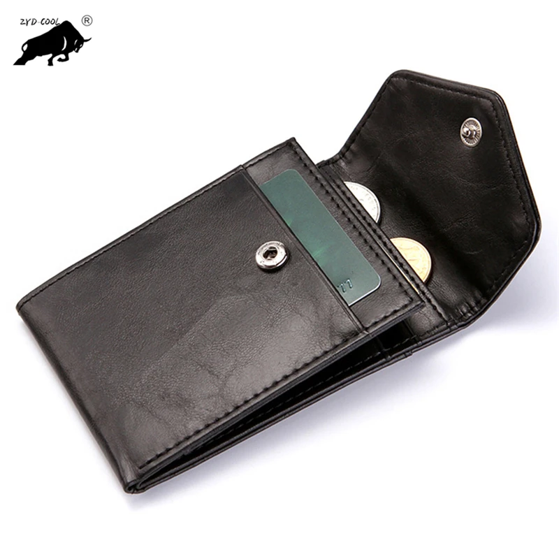 Брендовый мужской кошелек Rfid классический деловой роскошный женский короткий
