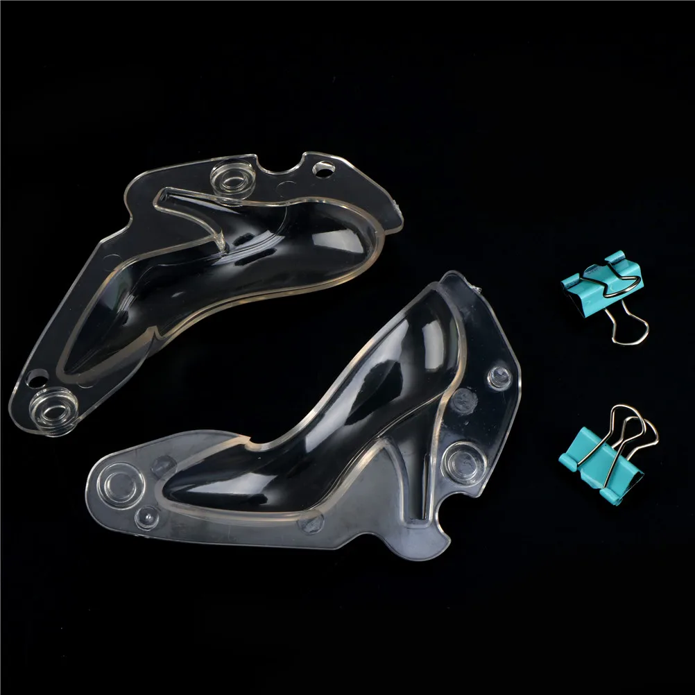 3D форма для шоколада туфли на высоком каблуке искусственные формы инструменты