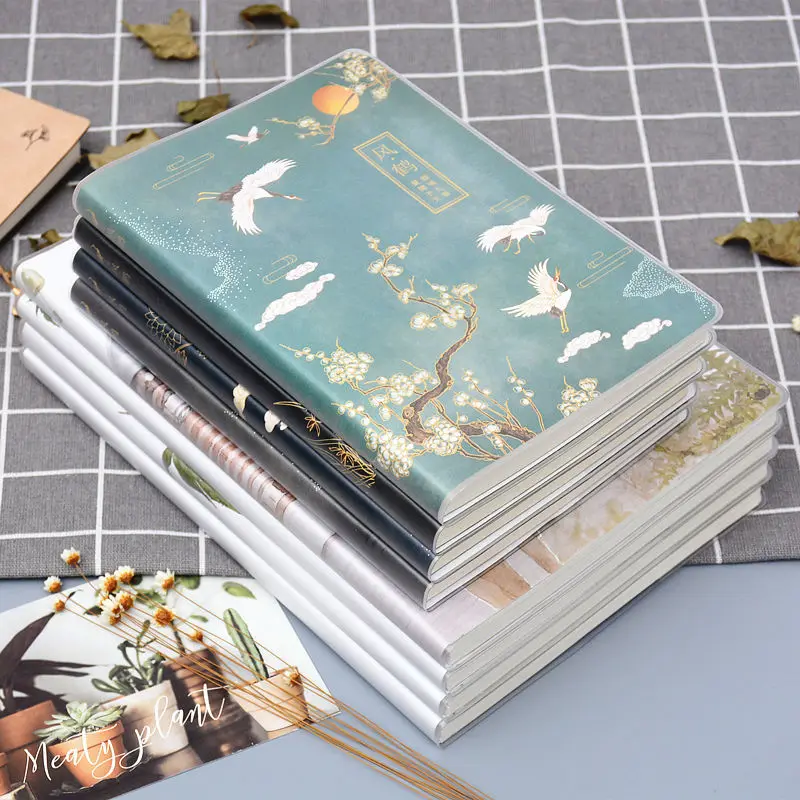 

Chinese Style Notepad Cute Notebook Stationery Student Memo Pads Costume Style Notepad Beautiful Diary School Notebook Cuaderno