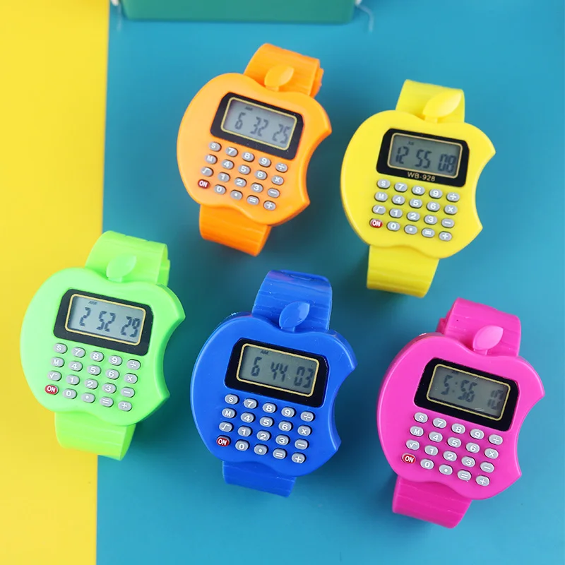 

Multifunction Calculator Kids Watches Boys Casual Silicone Sports Kids Children Watch Student Digital Number Calculating Clock
