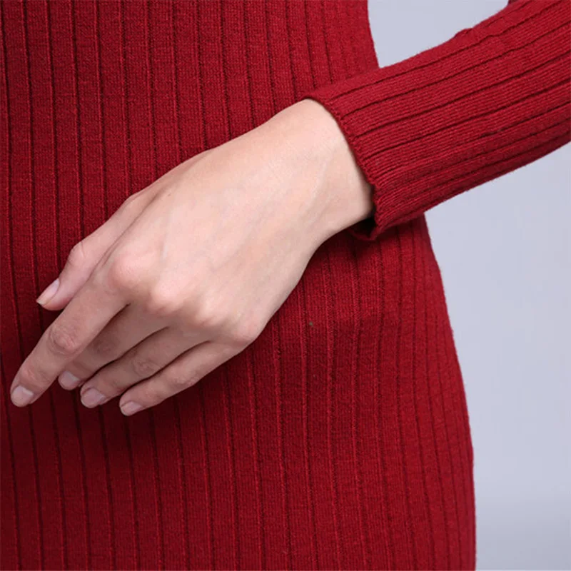 Женское облегающее кашемировое платье Sparsil модное винтажное трикотажное мини с