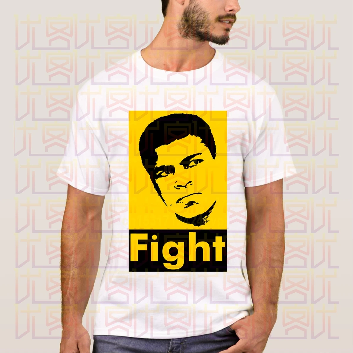 Newest 2020 Summer Muhammad Ali Fight Boxer Logo Casual Tees 100% Cotton Clothes T Shirt Homme Tops S-4XL Men and Women | Мужская одежда