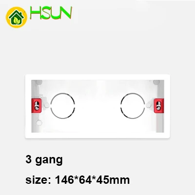 inwall box 2 118 Тип светодиодный случайный поворотным переключателем бытовой нержавеющая сталь матовая панель 1/2/3/4/5/6/7/8 Gang 2 позиционный переключатель - Цвет: inwall box 2