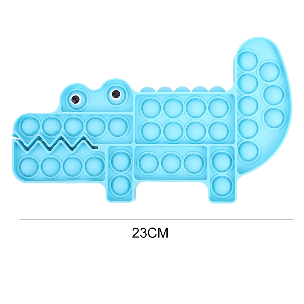 

Crocodile Bubble Sensory Toys Relieve Pressure Anti Pressure Children's Mathematical Psychological Concentration Puzzle Toys