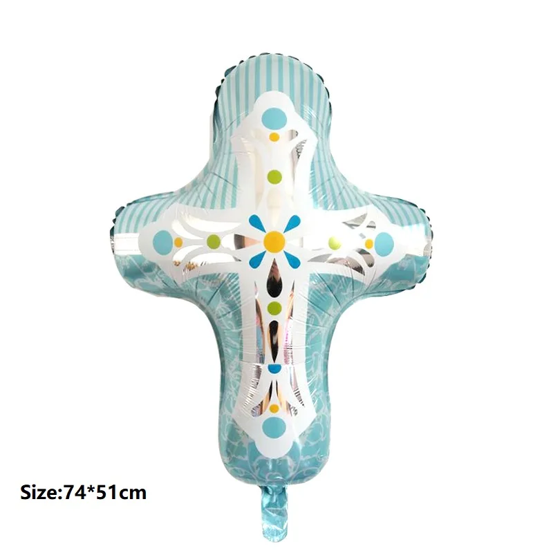 1 комплект церковный крест голубь Фольга воздушные шары Кристиан католический