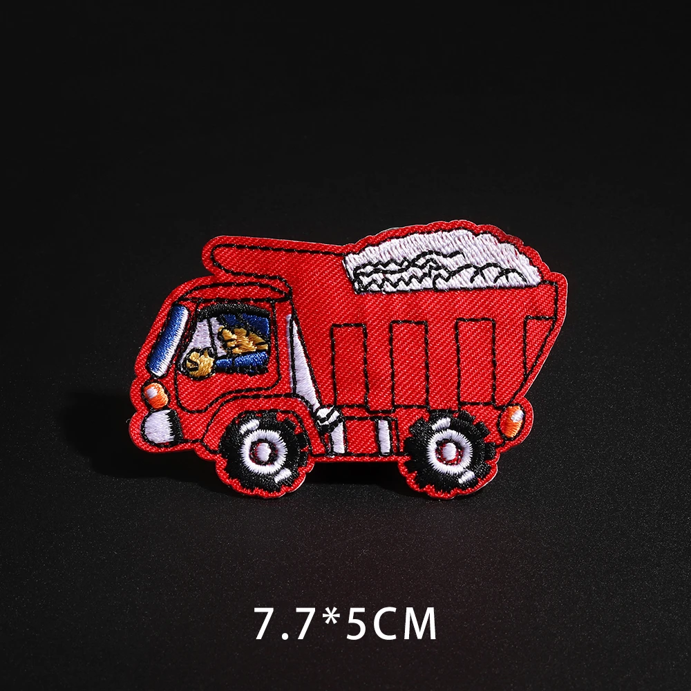 N3-BT1624 Мини-нашивки CarTruck для аппликация на одежду Одежда Железный на патч куртка вышитая наклейка для транспорта шитья мотоцикла автобуса Декор - Цвет: N3-BT1624