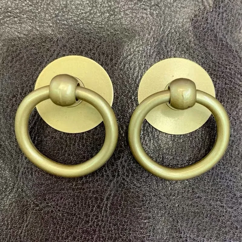 2 шт. старинная Мебельная ручка Золотой Кухонные шкафы Потяните ручки шкафа ящика