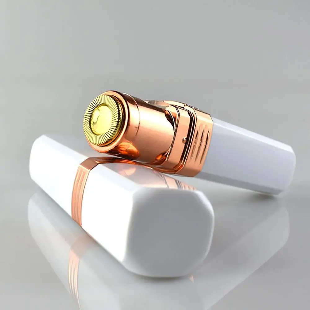 Электрический бровей Триммер для удаления волос Для женщин бритва Батарея